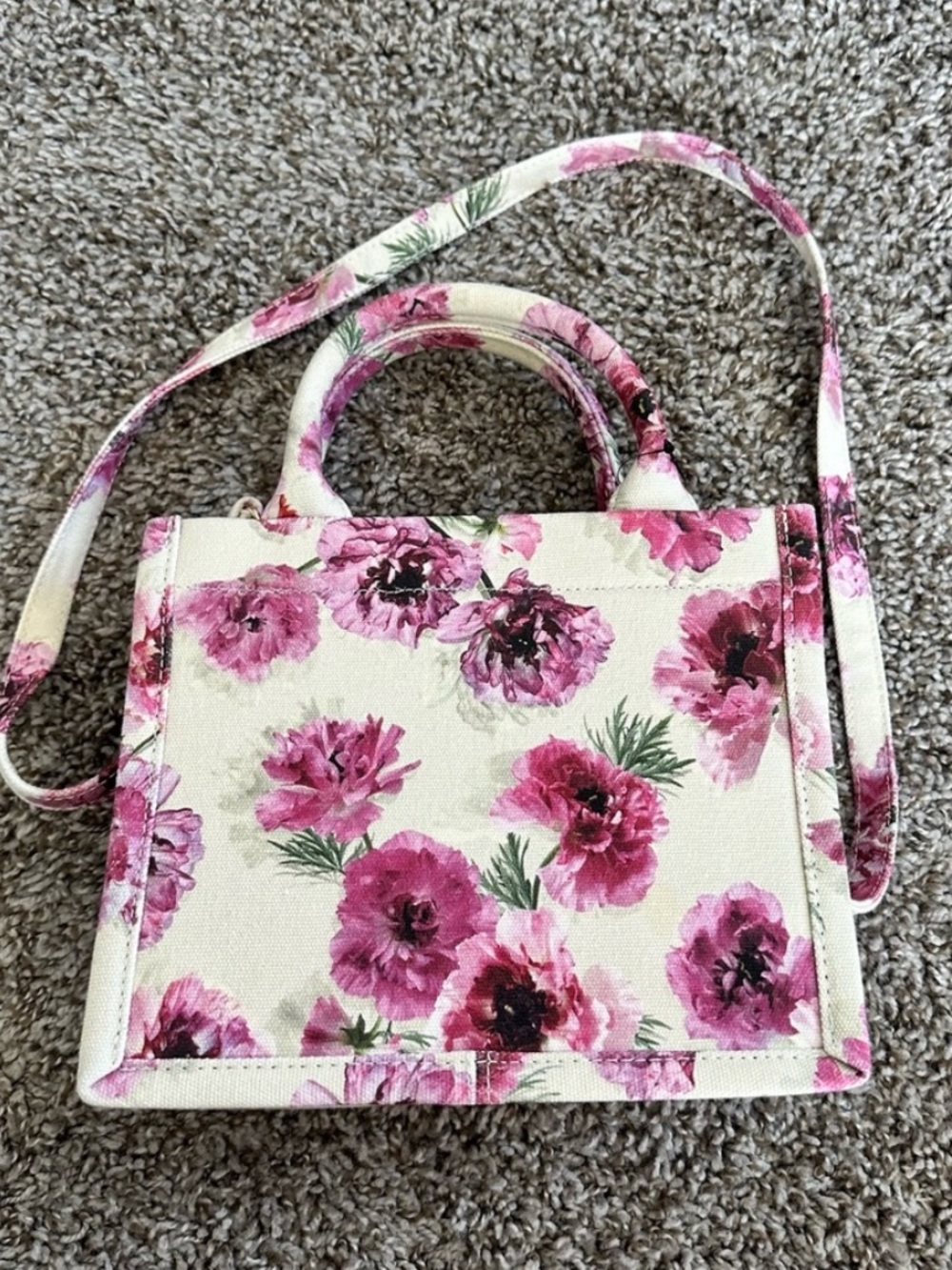 Express Floral Pink Tote Bag